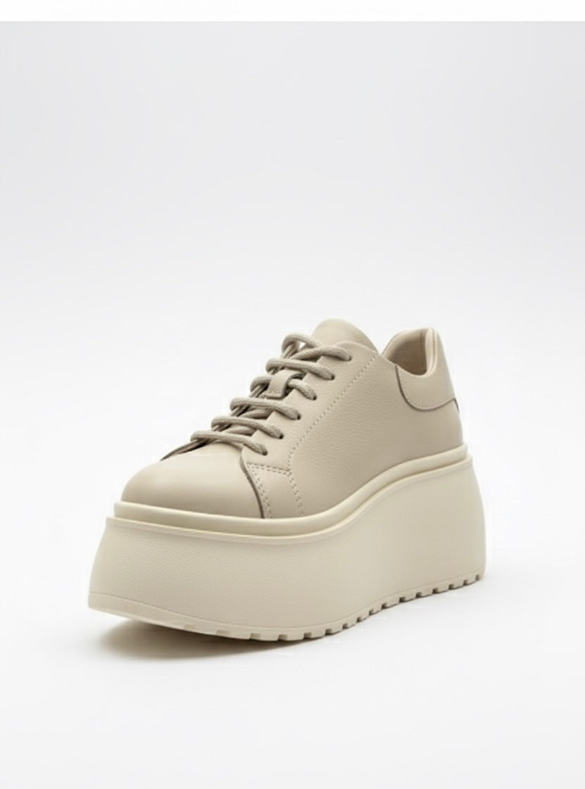 Hakiki Deri, Mega Platform Sneaker