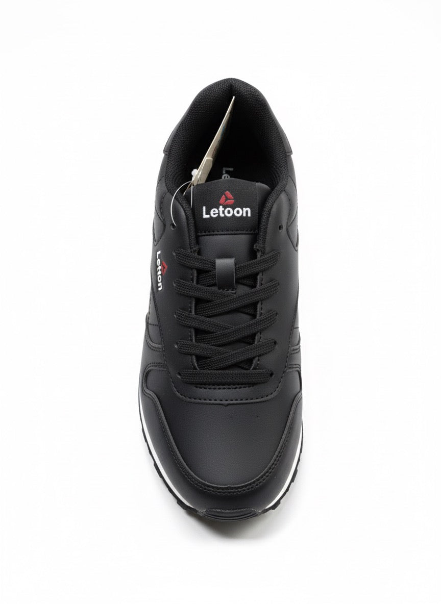 Siyah-Beyaz Tabanlı Klasik Günlük Spor Ayakkabı