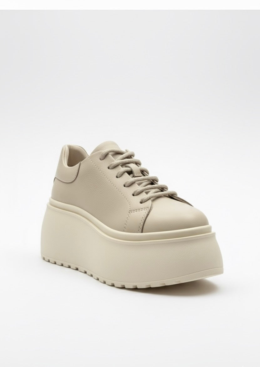 Hakiki Deri, Mega Platform Sneaker