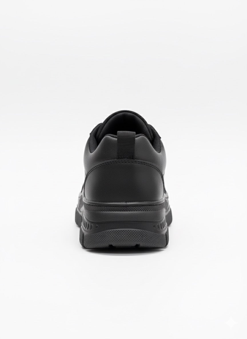 Fermuar Detaylı Siyah Kışlık-Günlük Sneaker